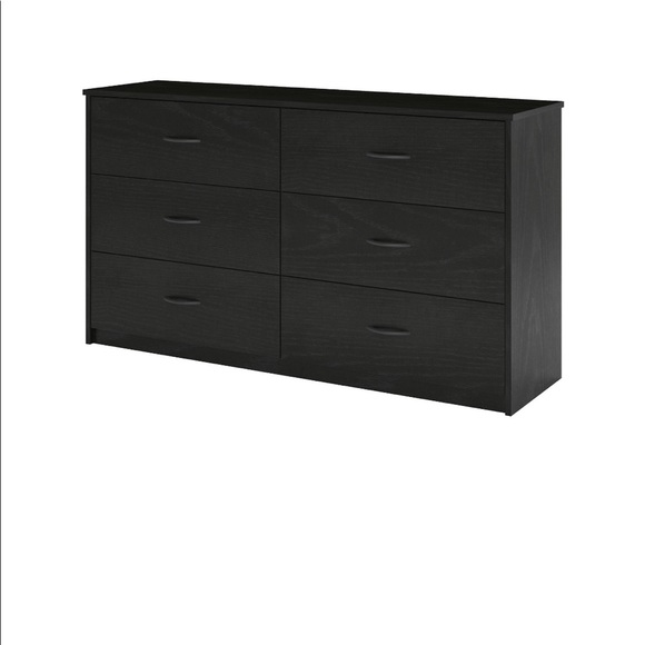 mainstays classic 6 drawer dresser black oak finish Mainstay - Brandclub